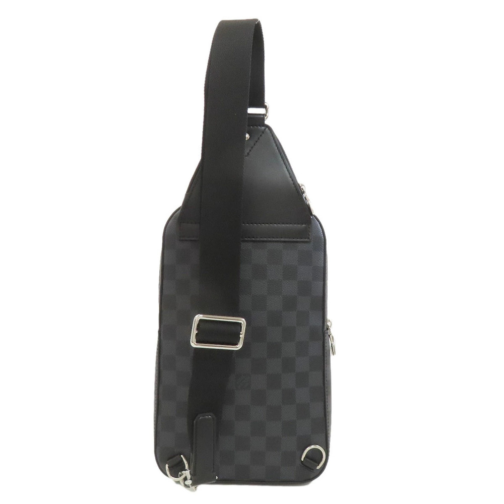 Louis Vuitton Damier Canvas Avenue Bum Crossbody Belt Sling Bag Body Brown